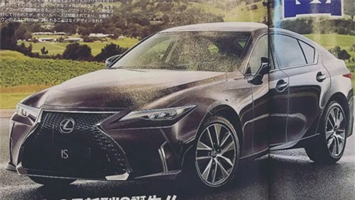 Lexus IS 2021 lộ diện bản thiết kế