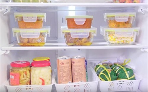 Cách bảo quản thức ăn trong tủ lạnh ngày Tết