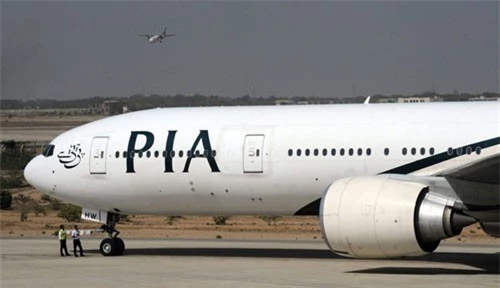 Một máy bay của Hãng hàng không quốc gia Pakistan.