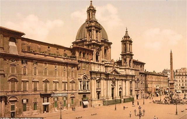  Quảng trường Piazza Navona ở Rome, Ý. 