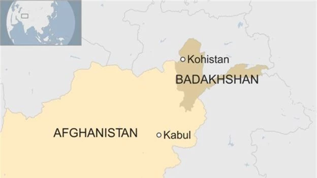 Vụ tai nạn xảy ra ở Kohistan, tỉnh Badakhshan, Afghanistan. (Ảnh: BBC) 
