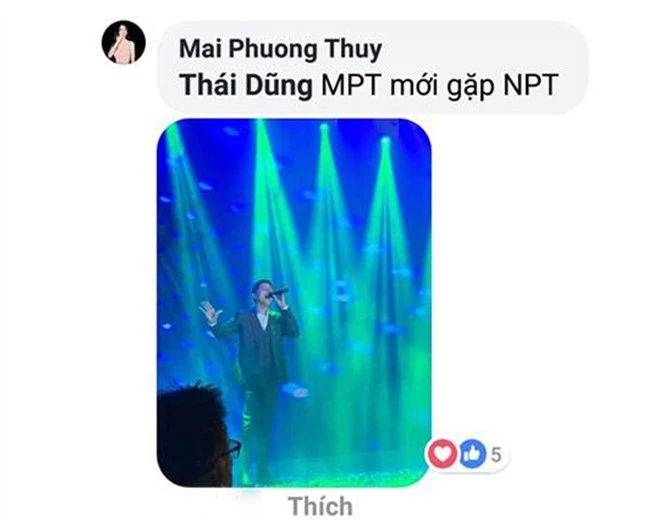 mai phuong thuy len san khau om noo phuoc thinh dang hat: su that nga ngua hinh anh 2