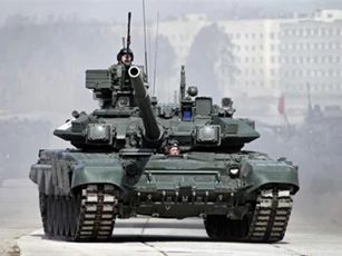 Khám phá sức mạnh xe tăng T-90 của lục quân Nga