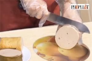 CLIP: Hướng dẫn cách phân biệt chả lụa sạch và có hàn the