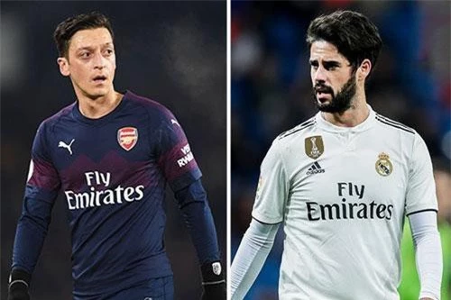 CĐV Arsenal muốn bán Ozil, mua Isco.