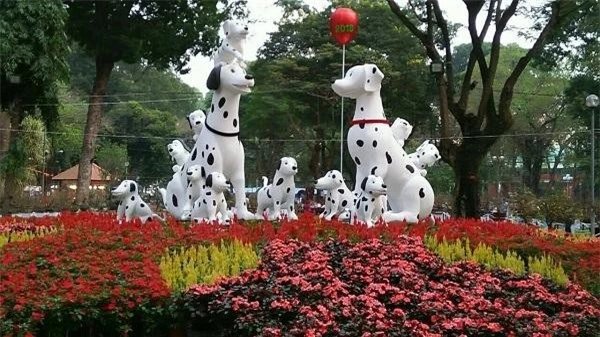 Lễ hội hoa tại Công viên Tao Đàn, quận 1