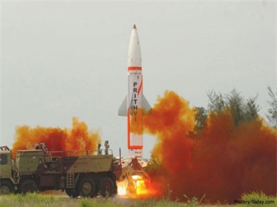 Prithvi -Tên lửa đạn đạo chiến thuật tầm ngắn uy lực của Ấn Độ