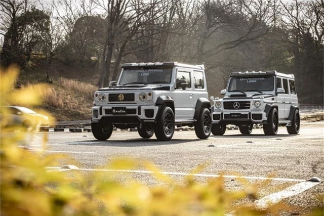 Suzuki Jimny trở thành phiên bản thu nhỏ của Mercedes-Benz G-Class - Ảnh 1.