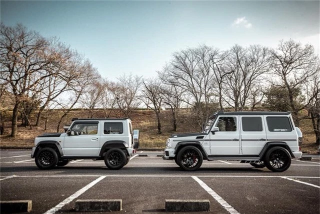 Suzuki Jimny trở thành phiên bản thu nhỏ của Mercedes-Benz G-Class - Ảnh 2.