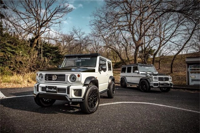 Suzuki Jimny trở thành phiên bản thu nhỏ của Mercedes-Benz G-Class - Ảnh 3.