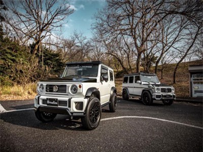 Suzuki Jimny trở thành phiên bản thu nhỏ của Mercedes-Benz G-Class