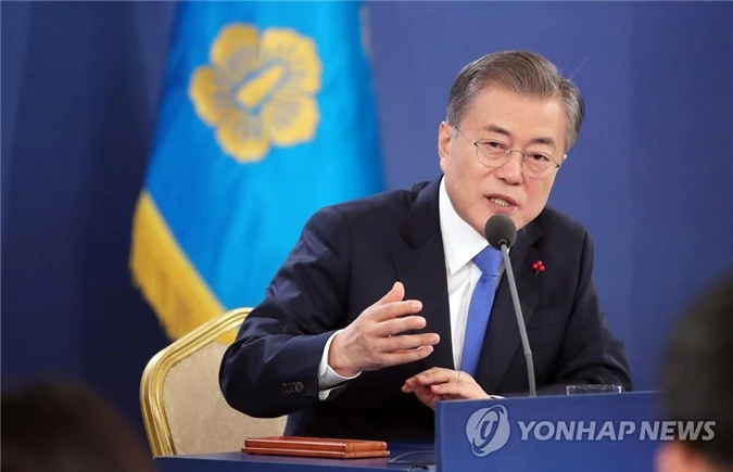 Tổng thống Hàn Quốc Moon Jae-in. (Ảnh: Yonhap)