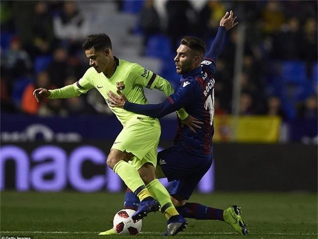 Vắng Messi, Barcelona thua sốc trước Levante - Ảnh 3.