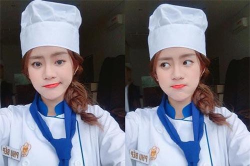 Xao xuyến trước nhan sắc của “hot girl phụ bếp” đang được quan tâm trên mạng xã hội