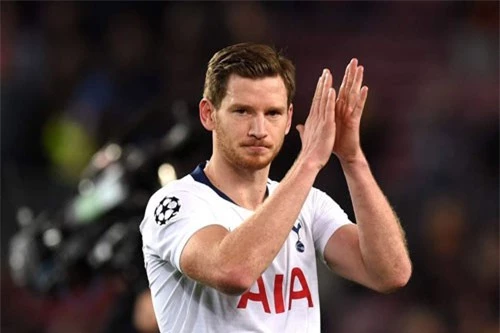 Trung vệ: Jan Vertonghen (Tottenham).