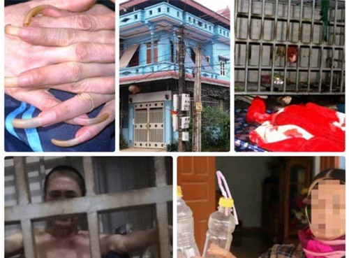 Người vợ nói về lý do "cực chẳng đã" phải nhốt chồng trong lồng sắt