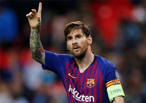 4. Lionel Messi (Barcelona) - 82/6 phút/1 bàn thắng.