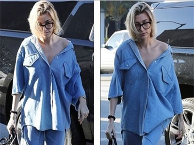 Vợ Justin Bieber mặc gợi cảm, sành điệu ra phố sau khi lùi ngày cưới