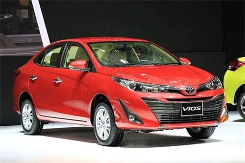 1. Toyota Vios (doanh số: 3.657 chiếc).