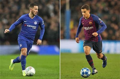 CHUYỂN NHƯỢNG (13/1): Chelsea muốn đổi Hazard lấy Coutinho, M.U ‘chảy máu’ lực lượng
