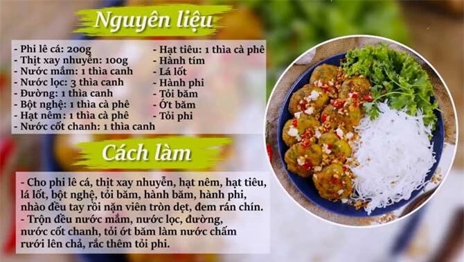 Chả cá hảo hạng tăng hương vị cho bữa cơm thường nhật.