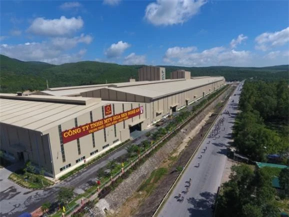 (Ảnh: Năm 2018, doanh thu xuất khẩu của Nhà máy Hoa Sen Nghệ An chiếm 25% doanh thu xuất khẩu của Tập đoàn)