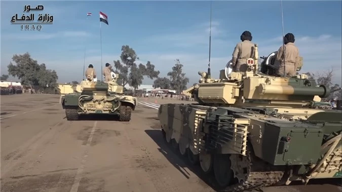 Iraq lan dau duyet binh hoanh trang voi tang T-90S-Hinh-5