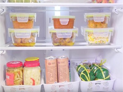 Cách bảo quản thức ăn trong tủ lạnh ngày Tết
