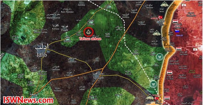 Syria: Phiến quân kiểm soát căn cứ chiến lược, bản đồ chiến sự Idlib thay đổi