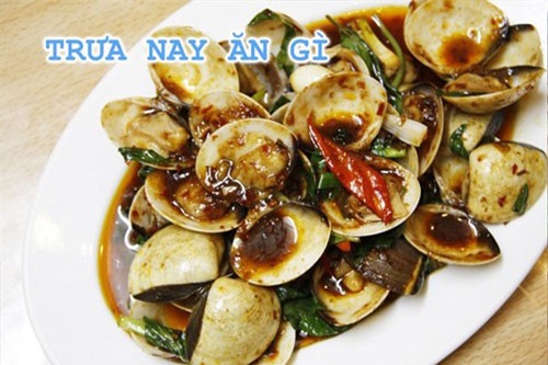 Nghêu xào sa tế vừa ngon vừa giảm cân