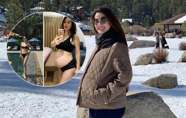 Dù đang bầu bí, Thân Thúy Hà vẫn gây ngỡ ngàng với vóc dáng tuổi 40 khiến gái đôi mươi cũng phải chạy dài