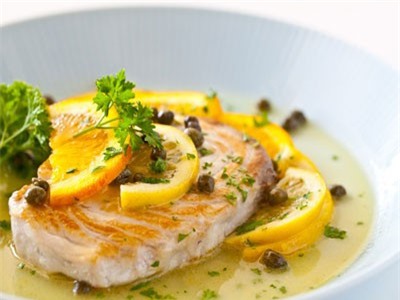Cách làm cá hồi sốt cam tốt cho người bị tim mạch
