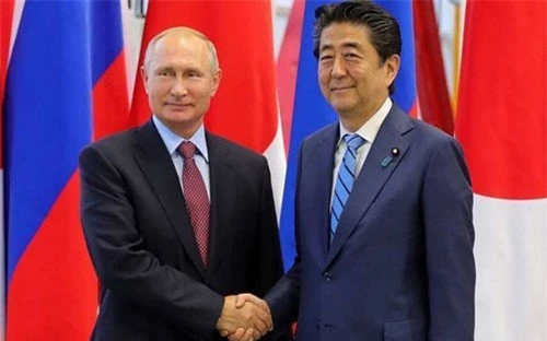 Tổng thống Nga Vladimir Putin và Thủ tướng Nhật Bản Shinzo Abe sẽ hội đàm tại Moscow vào ngày 22/1.