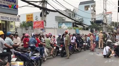 Vụ tai nạn đã khiến giao thông qua khu vực bị ùn tắc nghiêm trọng.