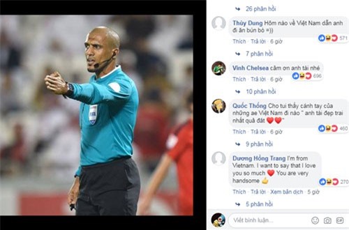 CĐV Việt Nam thi nhau vào Facebook trọng tài bắt trận Yemen để... cảm ơn