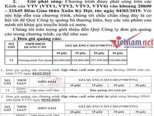 Muốn quảng cáo xuất hiện trong Táo quân 2019 phải có nửa tỷ đồng