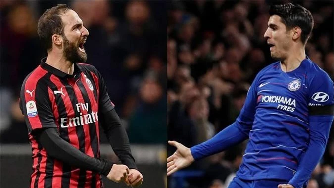 Chelsea có lo ngại thống kê sốc chỉ ra Higuain còn gỗ hơn cả Morata?