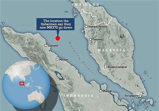Ngư dân khẳng định nhìn thấy MH370 bốc khói đen, lao xuống eo biển Malacca - Ảnh 3.