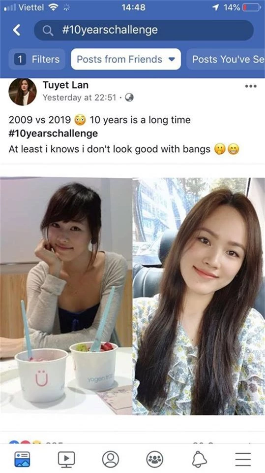 sao viet dang anh theo trao luu 10 years challenge, ai la nguoi thay doi nhieu nhat? hinh anh 4