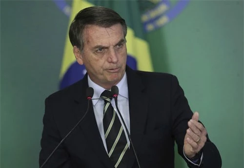 Tân Tổng thống Brazil Jair Bolsonaro. (Ảnh: AP)