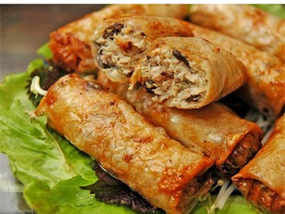 Chiêu đãi cả nhà với nem rán nhiều dinh dưỡng