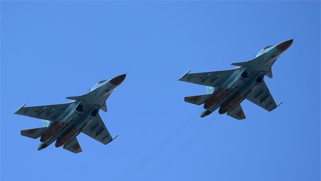 Hai máy bay Su-34 của Nga "đụng" nhau trên không, chưa rõ số phận phi công