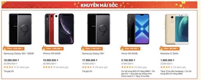 Cận Tết, sức mua smartphone giảm, nhiều thiết bị hạ giá sốc - Ảnh 1.