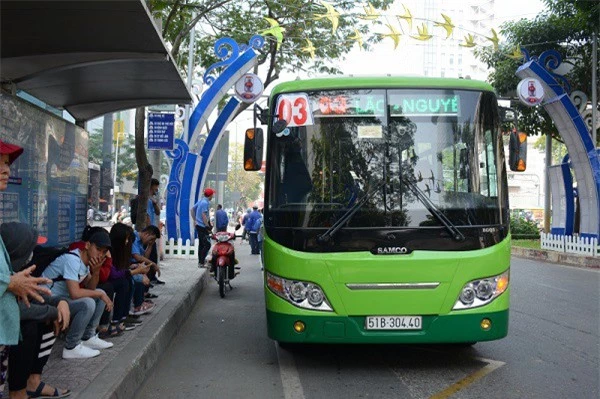TP.HCM sẽ tăng 216 chuyến xe buýt phục vụ Tết Nguyên đán 2019.