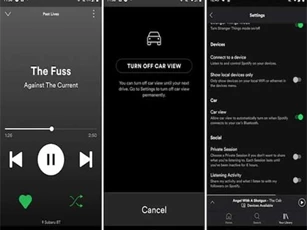 Spotify thử nghiệm tính năng 'Car View' để điều khiển nhạc khi lái xe
