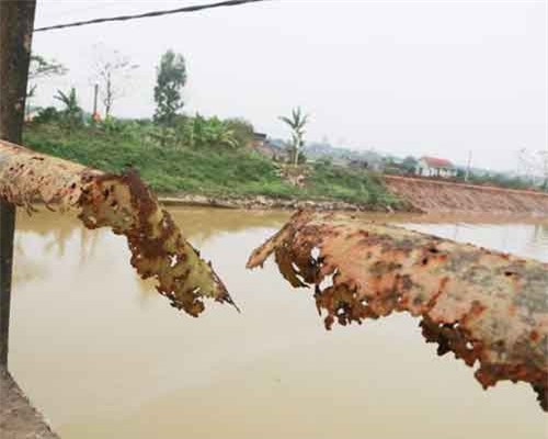 Người dân 'liều mình' qua cây cầu già yếu gần 40 tuổi ở Ninh Bình