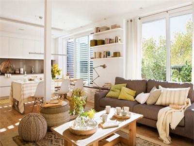 Căn hộ đẹp hiện đại và rộng rãi bất ngờ nhờ sử dụng màu trung tính