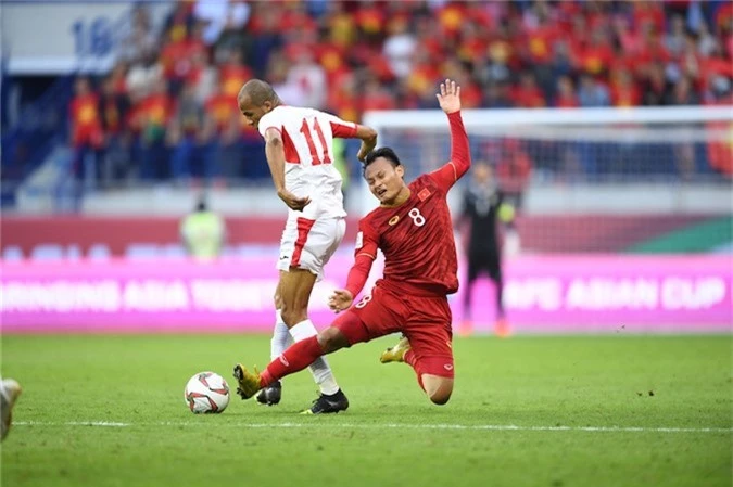 viet nam vs jordan, vong 1/8 asian cup, cham diem viet nam - jordan, asian cup, trong hoang, quang hai, cong phuong