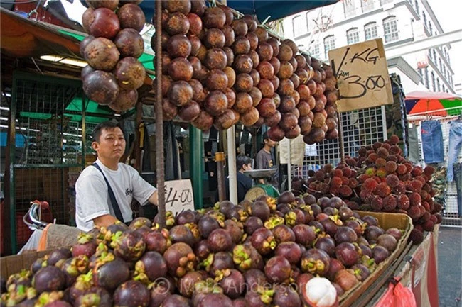 Bên cạnh sầu riêng khá kén người ăn, măng cụt lại được đa số khách nước ngoài yêu thích