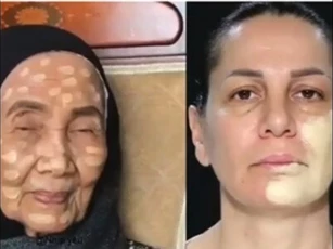 Clip: Bà ngoại bỗng hóa thiếu nữ 20 nhờ tuyệt chiêu trang điểm này